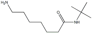 7-amino-N-(tert-butyl)heptanamide 구조식 이미지