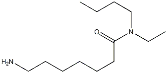 7-amino-N-butyl-N-ethylheptanamide 구조식 이미지