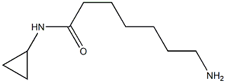 7-amino-N-cyclopropylheptanamide 구조식 이미지