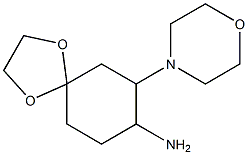 7-morpholin-4-yl-1,4-dioxaspiro[4.5]dec-8-ylamine Structure