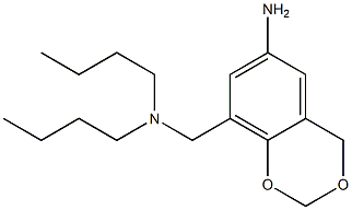 8-[(dibutylamino)methyl]-2,4-dihydro-1,3-benzodioxin-6-amine 구조식 이미지