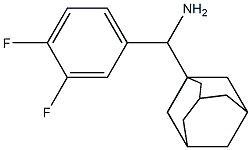 adamantan-1-yl(3,4-difluorophenyl)methanamine Structure