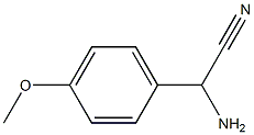 amino(4-methoxyphenyl)acetonitrile Structure