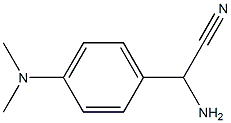 amino[4-(dimethylamino)phenyl]acetonitrile 구조식 이미지