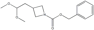 benzyl 3-(2,2-dimethoxyethyl)azetidine-1-carboxylate Structure