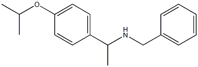 benzyl({1-[4-(propan-2-yloxy)phenyl]ethyl})amine Structure