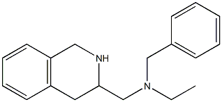 benzyl(ethyl)(1,2,3,4-tetrahydroisoquinolin-3-ylmethyl)amine Structure