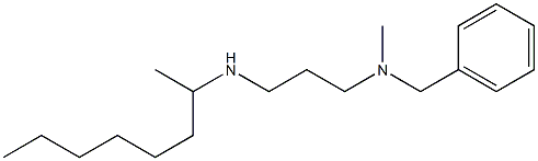 benzyl(methyl)[3-(octan-2-ylamino)propyl]amine 구조식 이미지