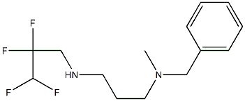 benzyl(methyl){3-[(2,2,3,3-tetrafluoropropyl)amino]propyl}amine Structure