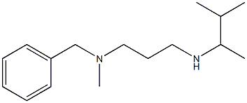 benzyl(methyl){3-[(3-methylbutan-2-yl)amino]propyl}amine Structure