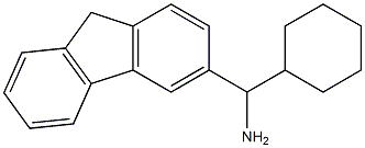 cyclohexyl(9H-fluoren-3-yl)methanamine 구조식 이미지