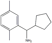 cyclopentyl(2,5-dimethylphenyl)methanamine Structure