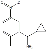 cyclopropyl(2-methyl-5-nitrophenyl)methanamine 구조식 이미지