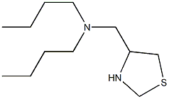 dibutyl(1,3-thiazolidin-4-ylmethyl)amine 구조식 이미지