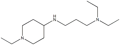 diethyl({3-[(1-ethylpiperidin-4-yl)amino]propyl})amine 구조식 이미지