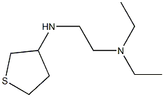 diethyl[2-(thiolan-3-ylamino)ethyl]amine Structure