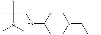dimethyl({2-methyl-1-[(1-propylpiperidin-4-yl)amino]propan-2-yl})amine Structure