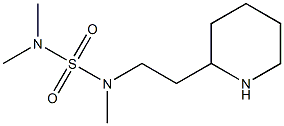 dimethyl({methyl[2-(piperidin-2-yl)ethyl]sulfamoyl})amine 구조식 이미지