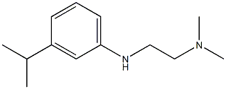 dimethyl(2-{[3-(propan-2-yl)phenyl]amino}ethyl)amine 구조식 이미지