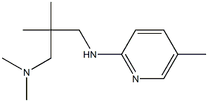 dimethyl(2-methyl-2-{[(5-methylpyridin-2-yl)amino]methyl}propyl)amine Structure