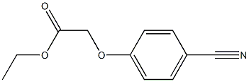 ethyl (4-cyanophenoxy)acetate Structure