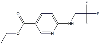 ethyl 6-[(2,2,2-trifluoroethyl)amino]pyridine-3-carboxylate Structure