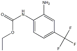 ethyl N-[2-amino-4-(trifluoromethyl)phenyl]carbamate Structure