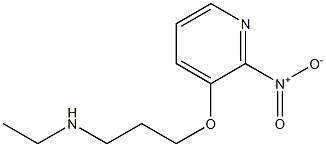 ethyl({3-[(2-nitropyridin-3-yl)oxy]propyl})amine Structure