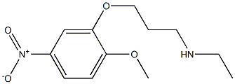 ethyl[3-(2-methoxy-5-nitrophenoxy)propyl]amine 구조식 이미지