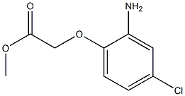 methyl (2-amino-4-chlorophenoxy)acetate Structure