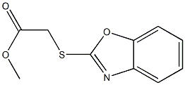 methyl 2-(1,3-benzoxazol-2-ylsulfanyl)acetate Structure