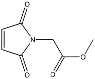 methyl 2-(2,5-dioxo-2,5-dihydro-1H-pyrrol-1-yl)acetate 구조식 이미지