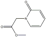 methyl 2-(2-oxo-1,2-dihydropyridin-1-yl)acetate 구조식 이미지