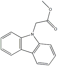 methyl 2-(9H-carbazol-9-yl)acetate 구조식 이미지