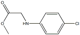 methyl 2-[(4-chlorophenyl)amino]acetate Structure