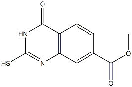 methyl 2-mercapto-4-oxo-3,4-dihydroquinazoline-7-carboxylate 구조식 이미지