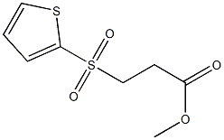 methyl 3-(thiophene-2-sulfonyl)propanoate Structure