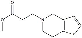 methyl 3-{4H,5H,6H,7H-thieno[3,2-c]pyridin-5-yl}propanoate Structure