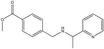 methyl 4-({[1-(pyridin-2-yl)ethyl]amino}methyl)benzoate 구조식 이미지