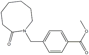 methyl 4-[(2-oxoazocan-1-yl)methyl]benzoate Structure