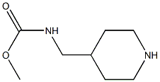 methyl N-(piperidin-4-ylmethyl)carbamate 구조식 이미지