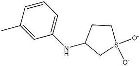 N-(1,1-dioxidotetrahydrothien-3-yl)-N-(3-methylphenyl)amine 구조식 이미지