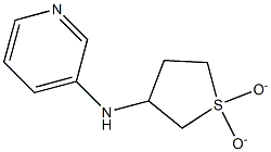 N-(1,1-dioxidotetrahydrothien-3-yl)pyridin-3-amine 구조식 이미지