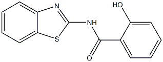 N-(1,3-benzothiazol-2-yl)-2-hydroxybenzamide 구조식 이미지