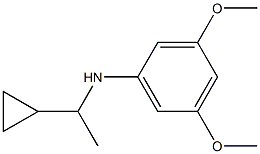 N-(1-cyclopropylethyl)-3,5-dimethoxyaniline 구조식 이미지