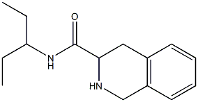 N-(1-ethylpropyl)-1,2,3,4-tetrahydroisoquinoline-3-carboxamide Structure