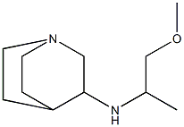 N-(1-methoxypropan-2-yl)-1-azabicyclo[2.2.2]octan-3-amine 구조식 이미지