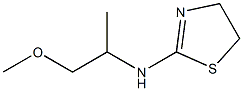N-(1-methoxypropan-2-yl)-4,5-dihydro-1,3-thiazol-2-amine 구조식 이미지