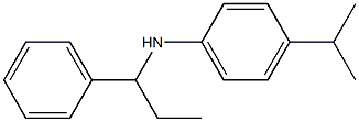 N-(1-phenylpropyl)-4-(propan-2-yl)aniline Structure