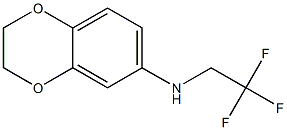 N-(2,2,2-trifluoroethyl)-2,3-dihydro-1,4-benzodioxin-6-amine 구조식 이미지